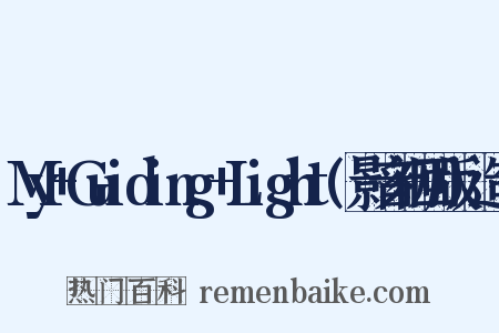 My+Guiding+Light(影音初回版)造句是什么意思的图片